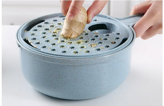 8 In 1 Mandoline Slicer-Vegetable Slicer- Potato Peeler - Carrot, Onion Grater - With Strainer Vegetable Cutter.