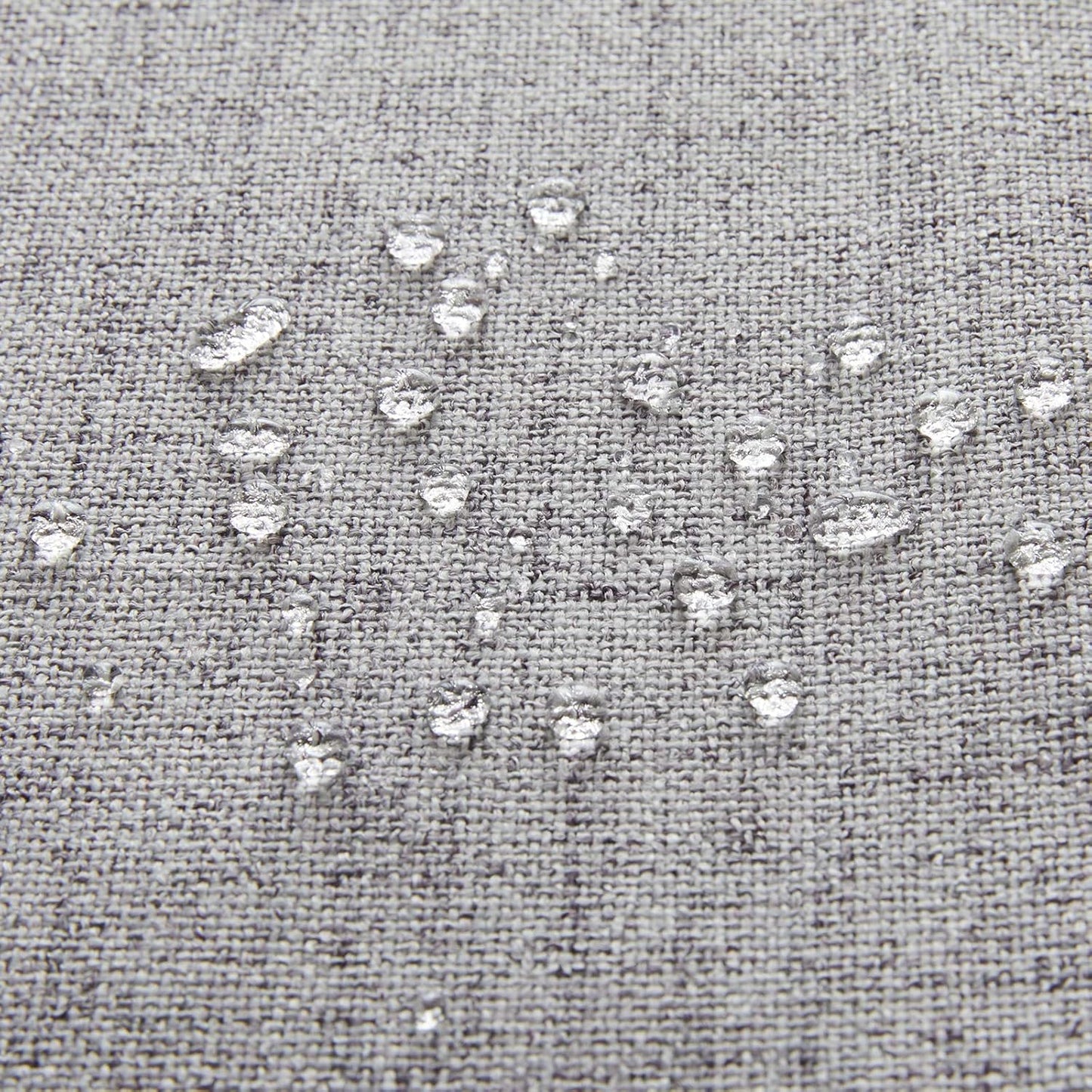 Outdoor Pillows for Patio Furniture Waterproof Pillow Covers Square Garden Cushion Farmhouse Linen Throw Pillow Covers Shell for Patio Tent Couch(18×18Inch,Grey)