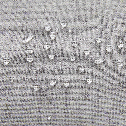 Outdoor Pillows for Patio Furniture Waterproof Pillow Covers Square Garden Cushion Farmhouse Linen Throw Pillow Covers Shell for Patio Tent Couch(18×18Inch,Grey)