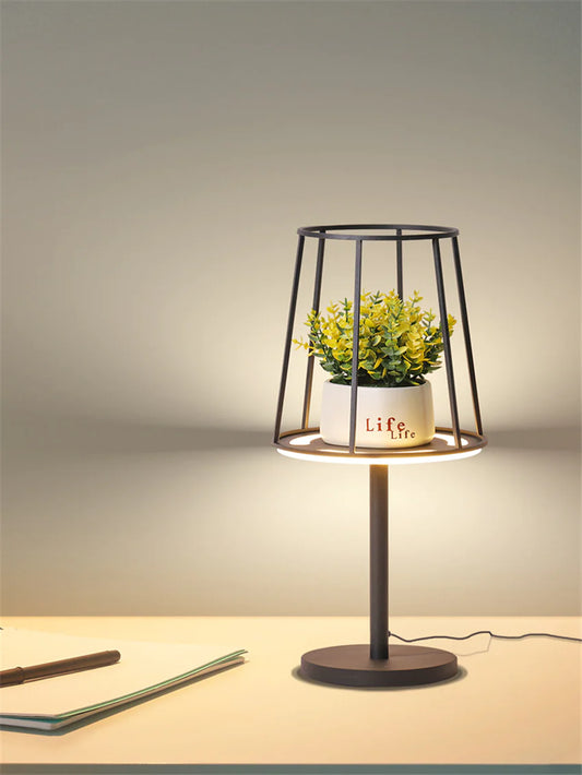 Modern Set Racks Table Lamps Dimming Bedroom Dining Room Nordic Girl Modern Romantic Study Room LED Desk Lights Deco Lighting