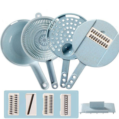 8 In 1 Mandoline Slicer-Vegetable Slicer- Potato Peeler - Carrot, Onion Grater - With Strainer Vegetable Cutter.