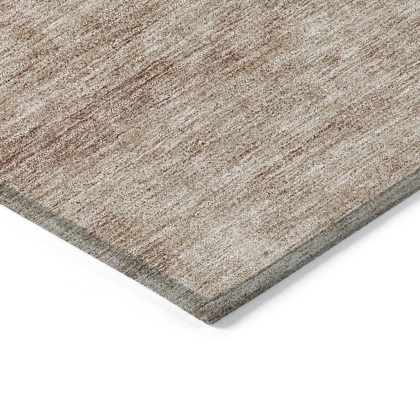 3' X 5' Orange Copper And Terra Cotta Abstract Washable Indoor Outdoor Area Rug