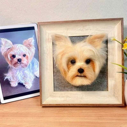 Customized Pet Handmade DIY Wool Felt Souvenir Ornament Picture Frame