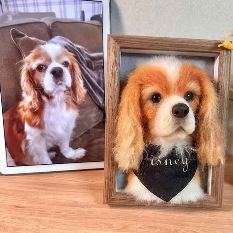 Customized Pet Handmade DIY Wool Felt Souvenir Ornament Picture Frame