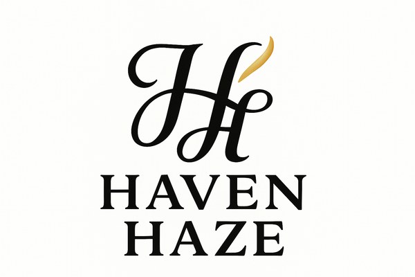 Haven Haze logo with white background